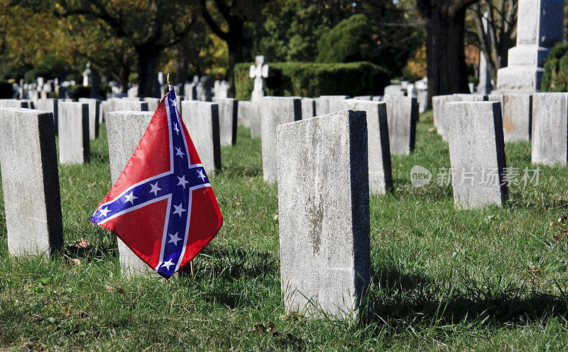 美国内战，邦联士兵墓地