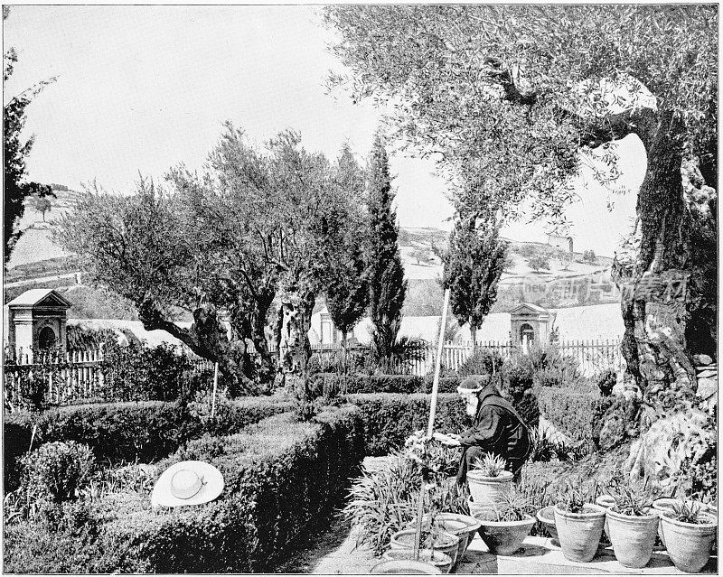 19世纪80年代的客西马尼园