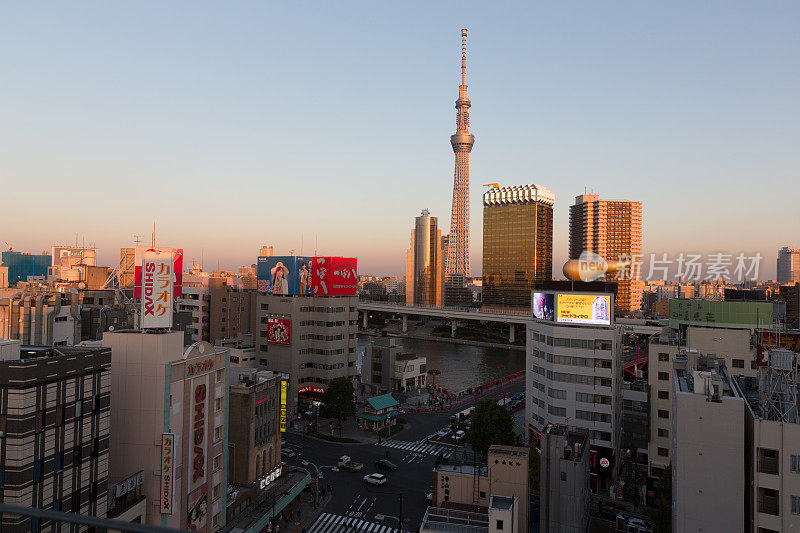 日本东京的城市景观