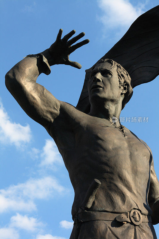 俄亥俄州哥伦布市公共公园的卢卡斯沙利文特雕像
