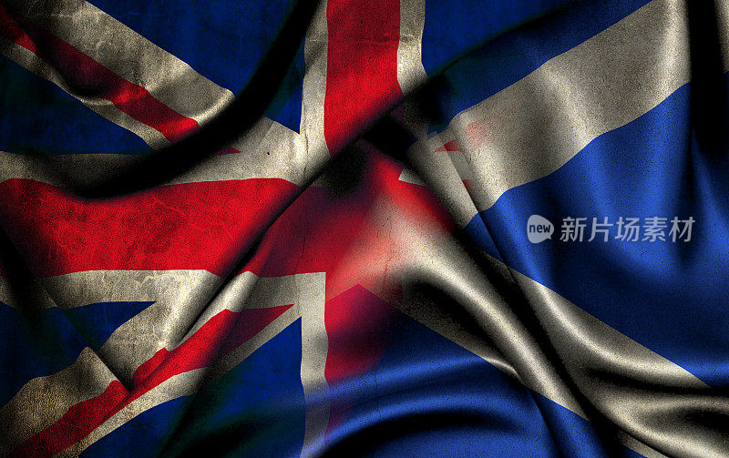 英国和苏格兰的国旗