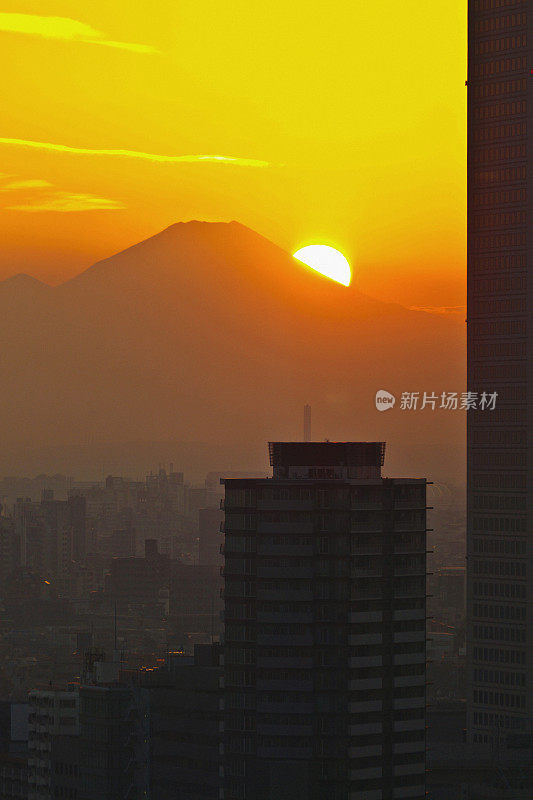 东京的日落