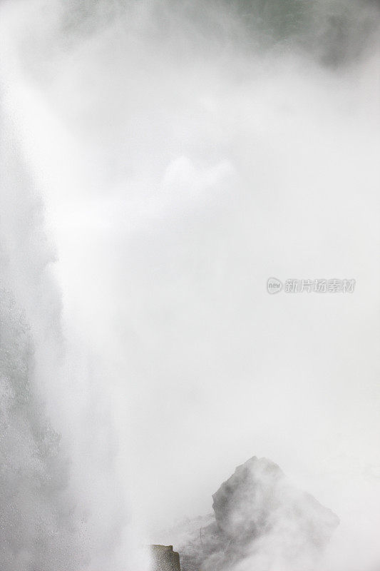 尼亚加拉大瀑布边缘瀑布瀑布瀑布瀑布薄雾