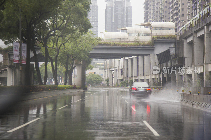 雨,下雨,台北,台湾,亚洲