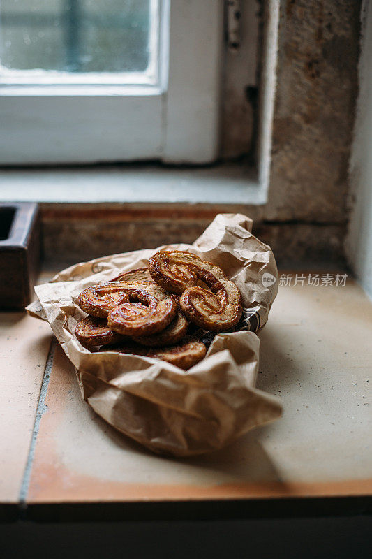 松饼，法式脆饼