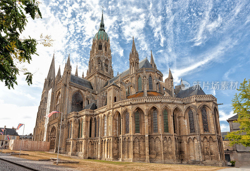 法国诺曼底贝叶的圣母院大教堂