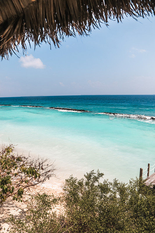 马尔代夫海滩泻湖