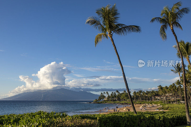 Wailea海滩,毛伊岛。