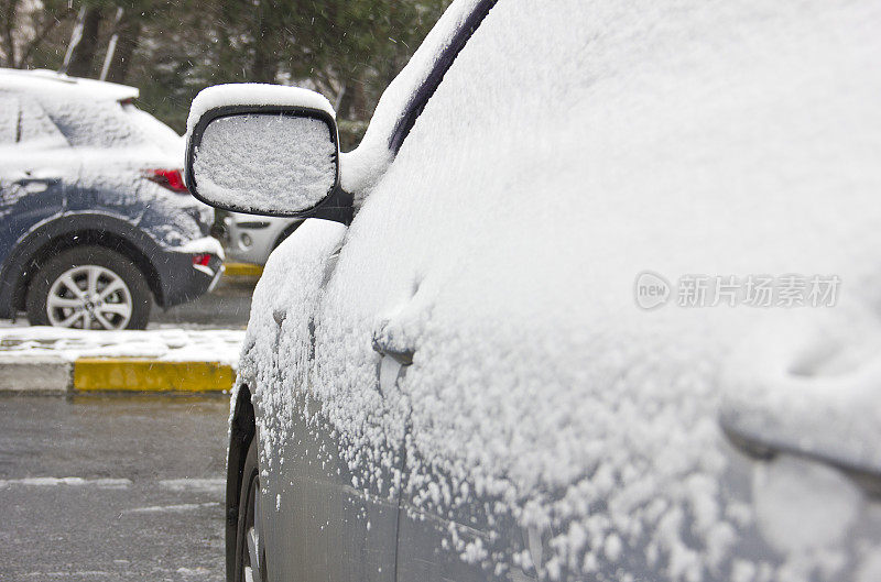 雪灾后洗车