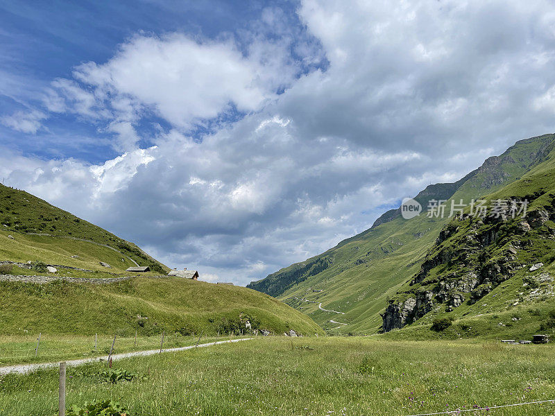 景观Graubünden，瑞士