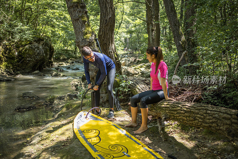 Paddleboarding准备