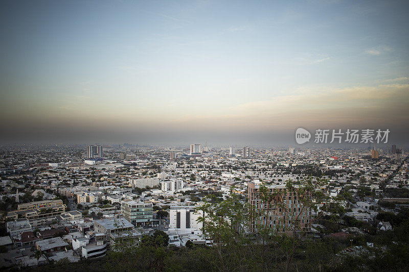 墨西哥蒙特雷市的景色