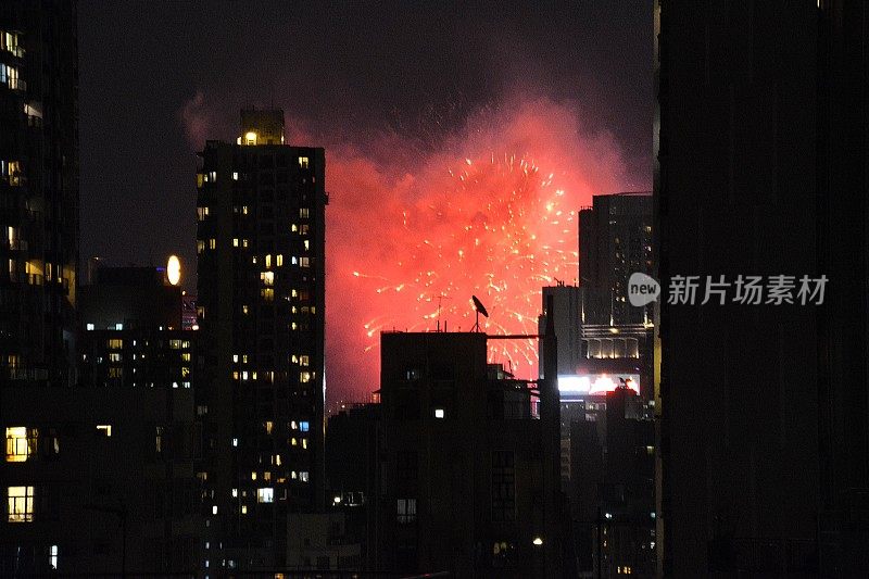 十月一日香港烟花