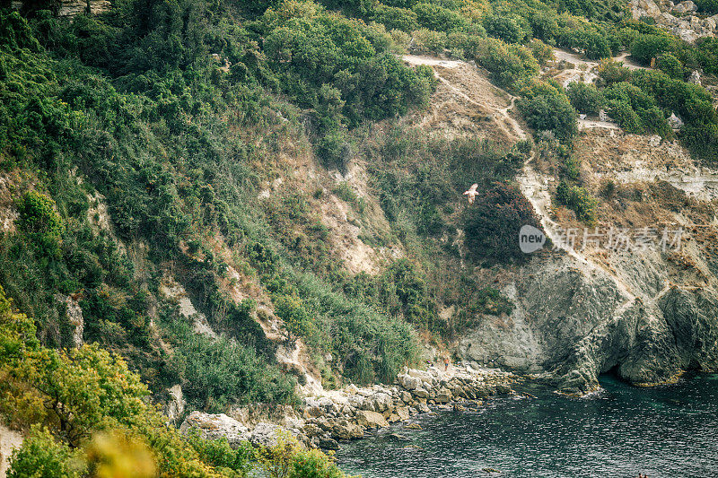 岩石海岸，大海，暴力角，克里米亚