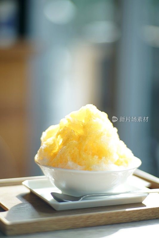 Kakigori,冰冷的甜点