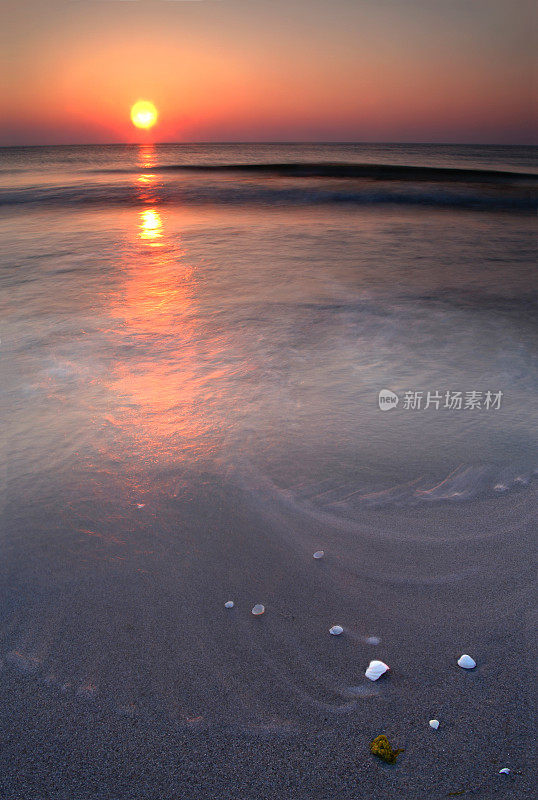 沿海日落