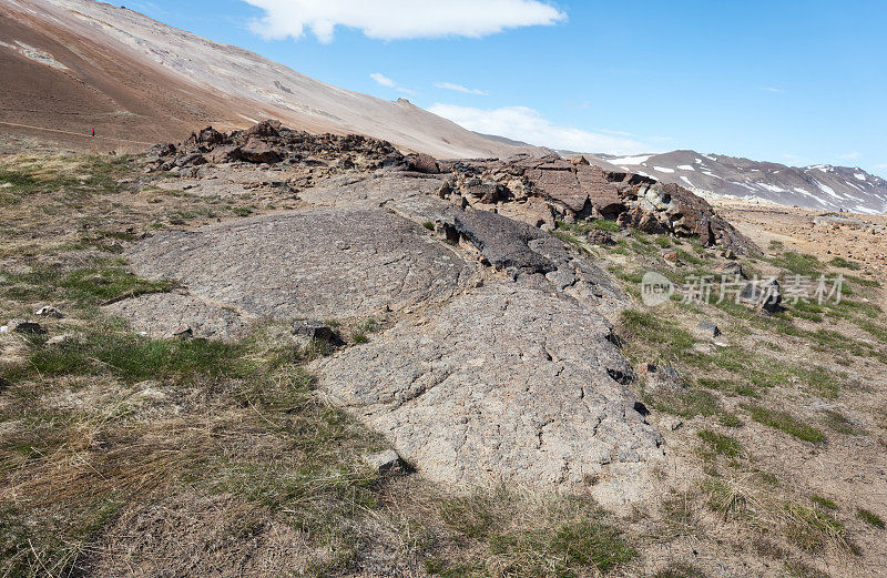 冰岛纳马斯卡尔的火山景观