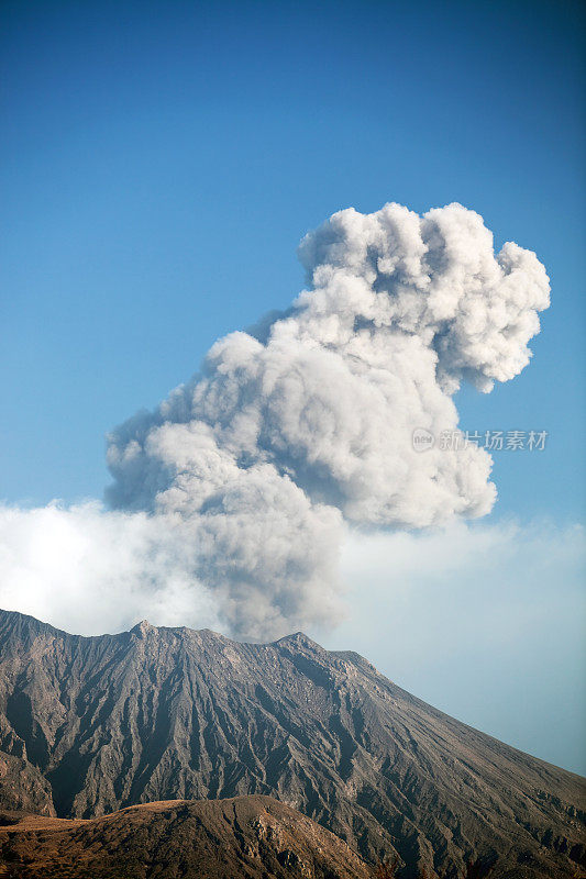 樱岛火山喷发