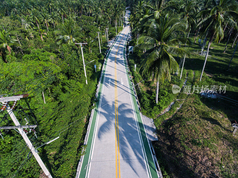 泰国的蜿蜒道路