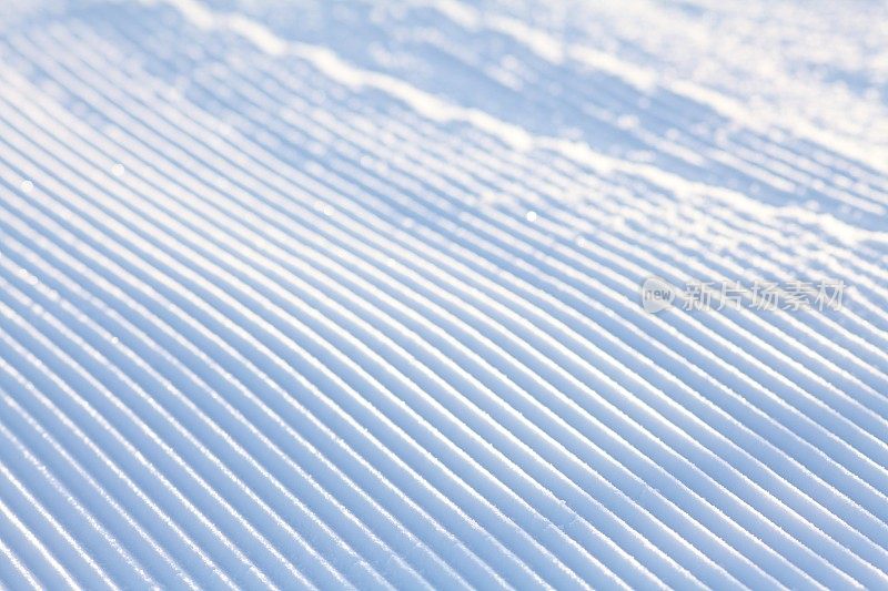 以雪为背景的冬季景观