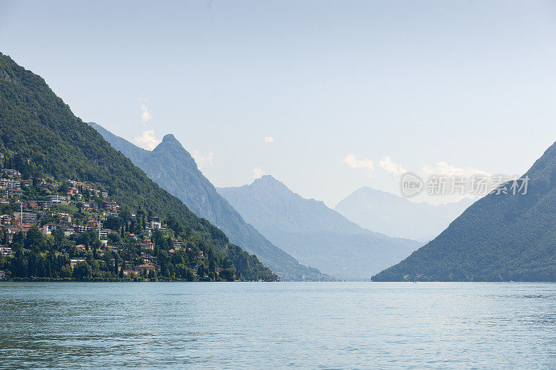 瑞士卢加诺湖