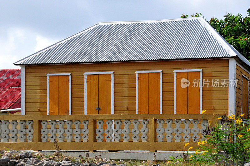 安圭拉岛:木制的小屋