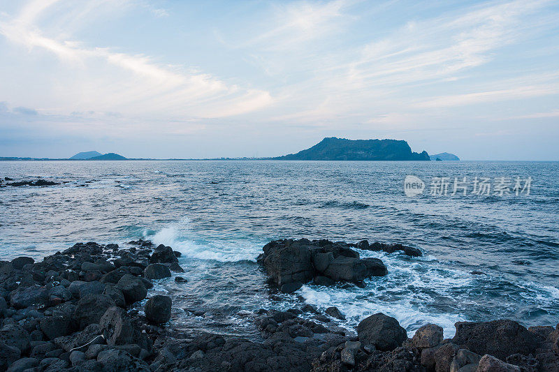 韩国济州岛风光——城山日出峰