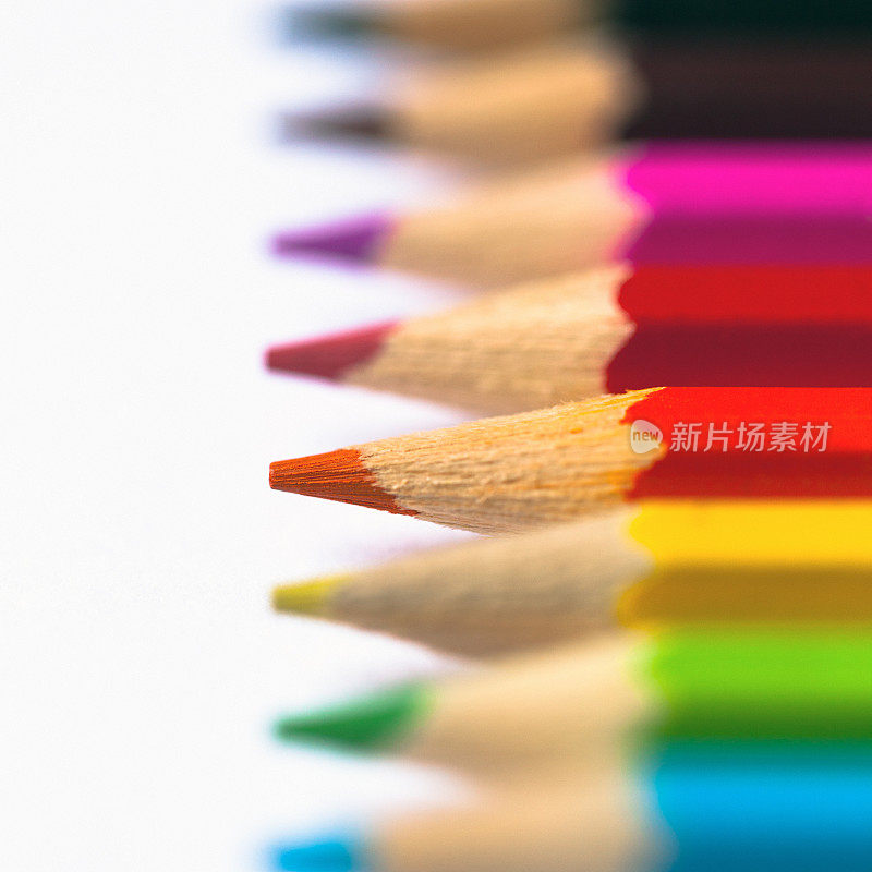 彩色铅笔的宏