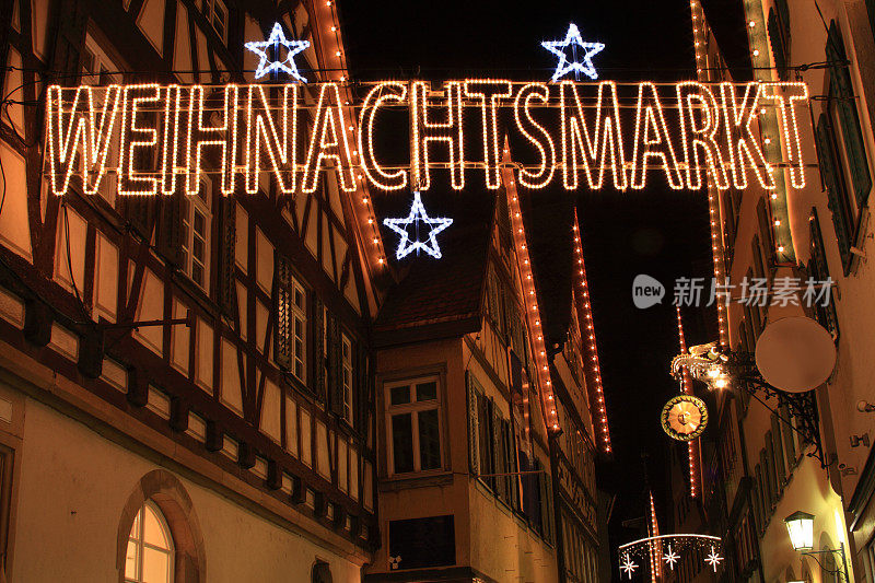 德国圣诞市场标志