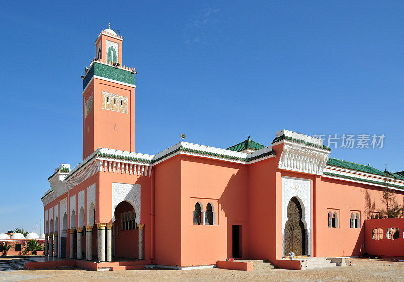 El-Aaiun，西撒哈拉：穆莱阿卜杜勒阿齐兹清真寺