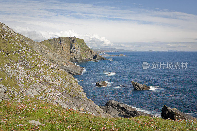 设得兰群岛的萨姆堡岬