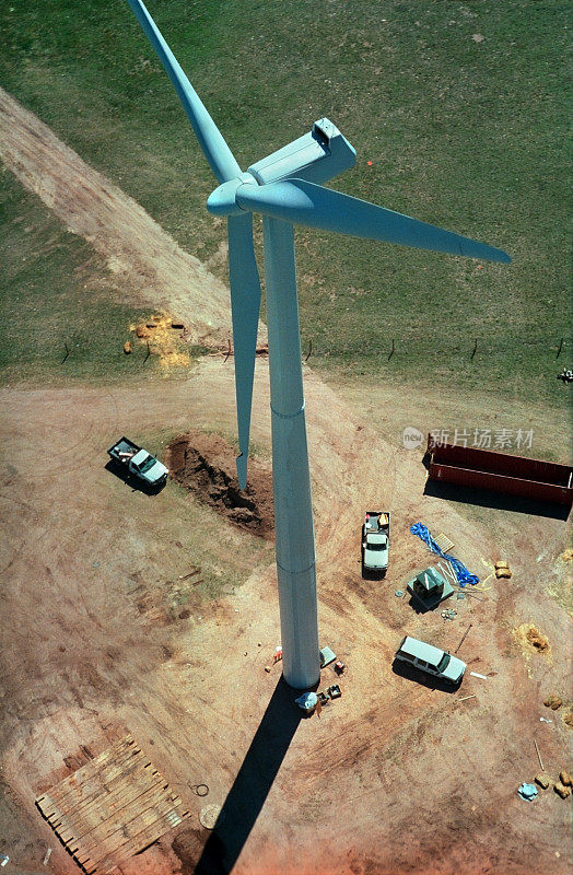 科罗拉多州风力涡轮机建设和车辆