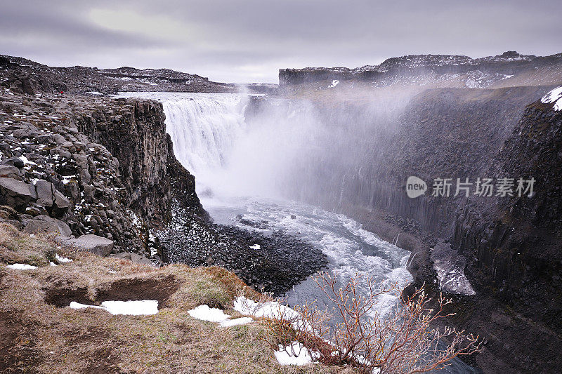冰岛Dettifoss瀑布