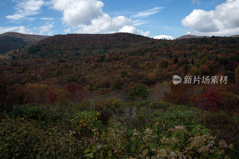 阿巴拉契亚山脉的秋天