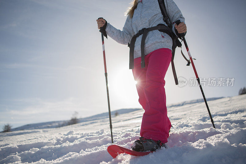 冬天sport-Snowshoeing