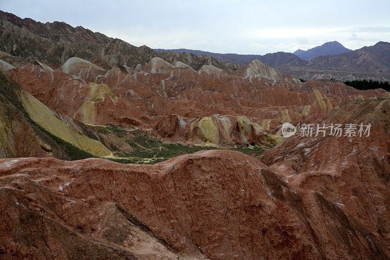 中国甘肃张掖丹霞地貌地质公园