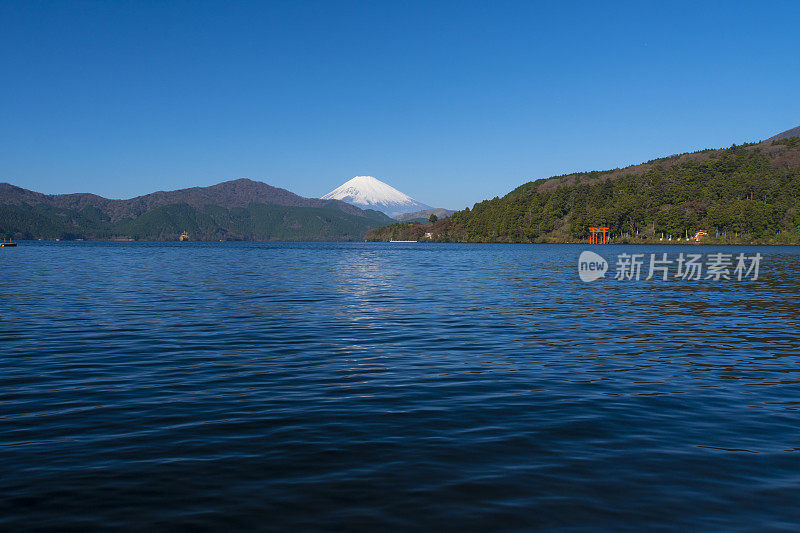 富士山、阿什湖和箱根寺