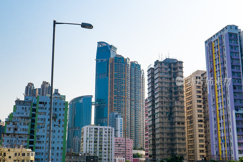 香港新界荃湾的住宅大厦