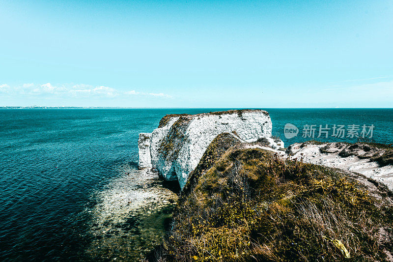 美丽的老哈利岩侏罗纪海岸，英国