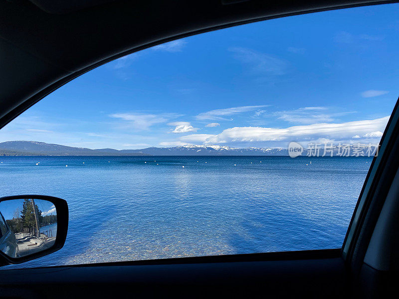 全家人一起玩，探索太浩湖的美景