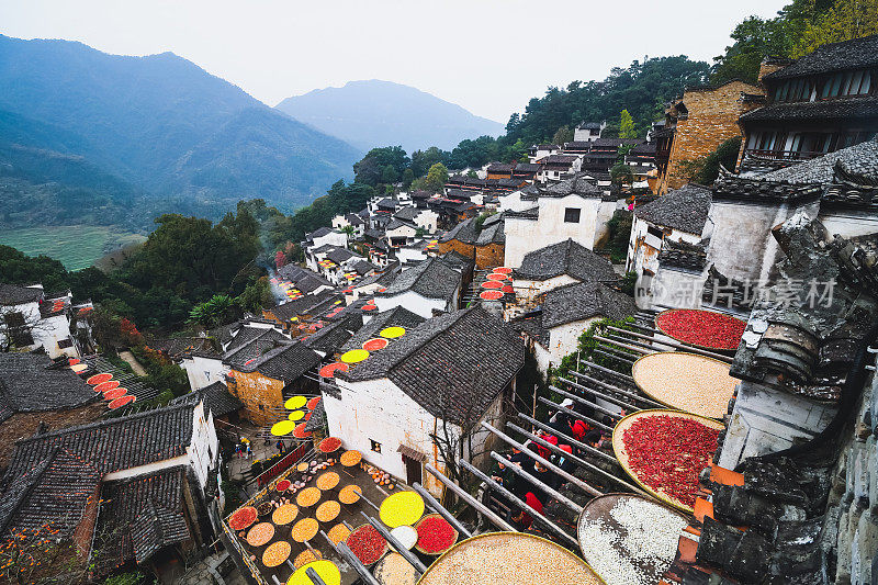 中国婺源县黄陵古村落