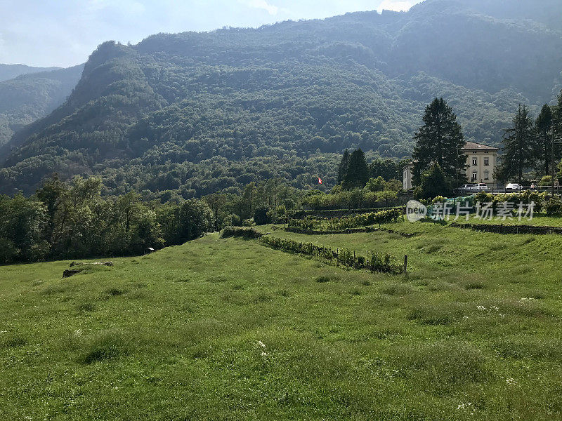 瑞士-提契诺州-巴列马吉亚-马吉亚村-风景