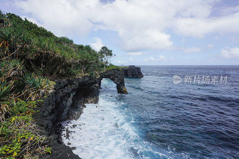 火山的海岸线、萨摩亚