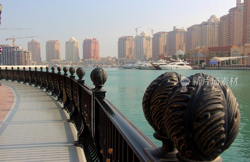 卡塔尔-多哈-珍珠-多哈，码头