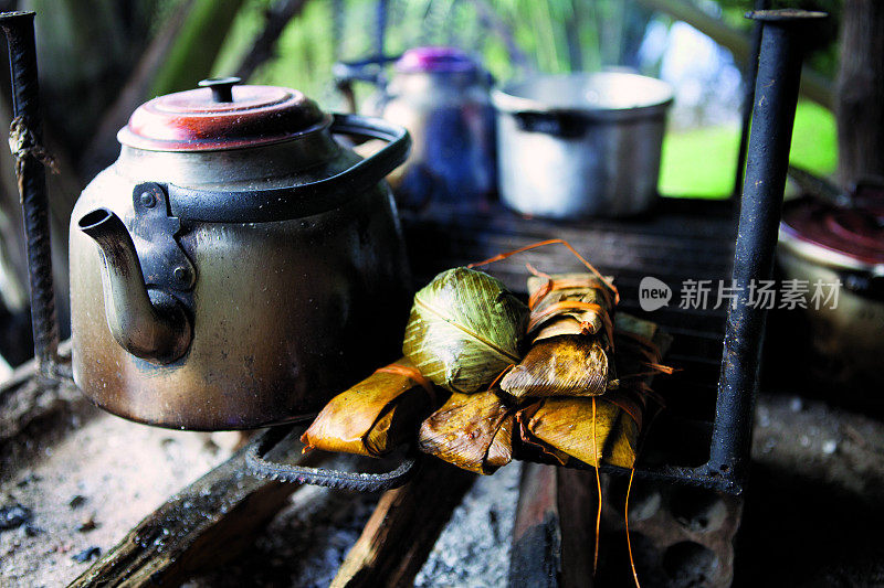 营火烹饪