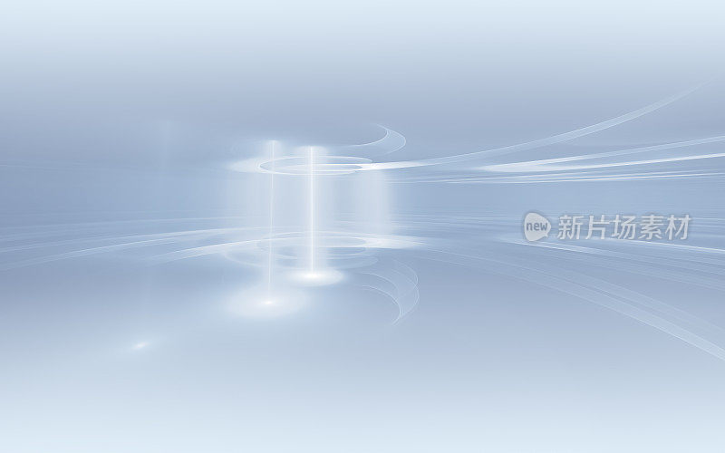 虚拟现实，抽象现代背景