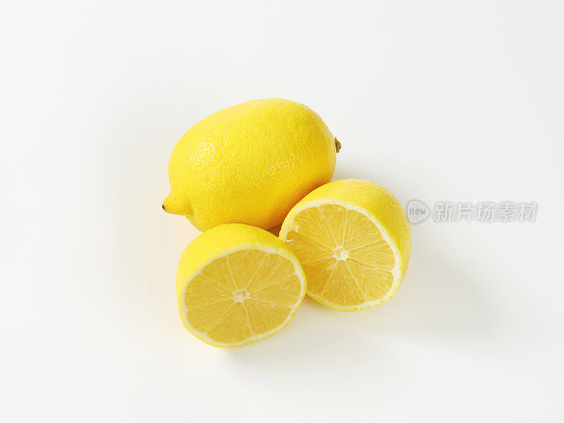 新鲜柠檬水果