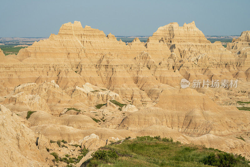 荒地国家公园的尖峰