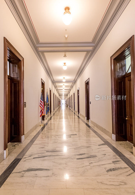 美国参议院罗素办公楼走廊