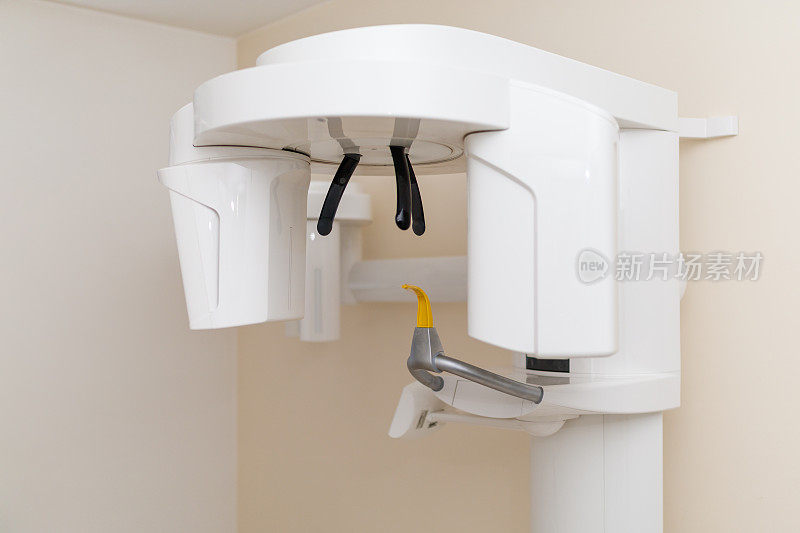 牙科诊所的x光扫描仪